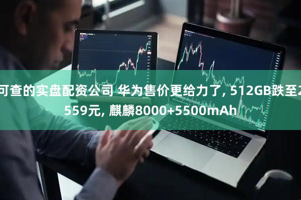 可查的实盘配资公司 华为售价更给力了, 512GB跌至2559元, 麒麟8000+5500mAh