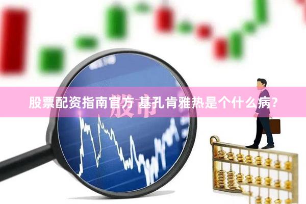 股票配资指南官方 基孔肯雅热是个什么病？