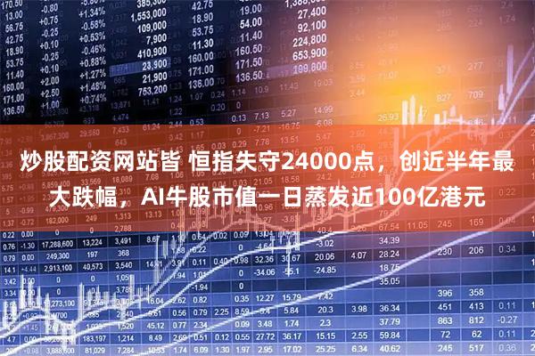 炒股配资网站皆 恒指失守24000点，创近半年最大跌幅，AI牛股市值一日蒸发近100亿港元